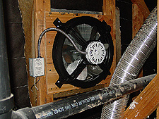 Installed fan