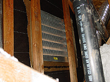 Before we installed the fan