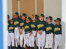 In line for pictures