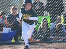 Hunter's first baseball game