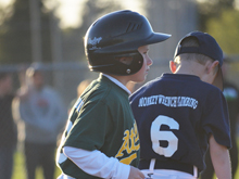 Hunter's first baseball game