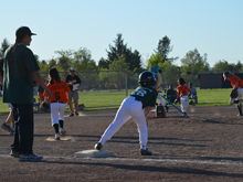 Hunter's third baseball game