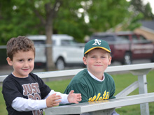 Hunter's eighth baseball game