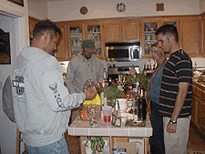 Schneider going for the candy corn.