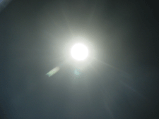 Our sad attempt to photograph the eclipse.