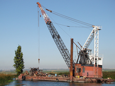 a big crane