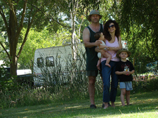 all of us by our campsite