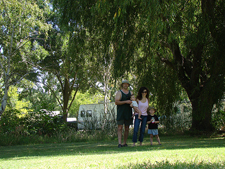 all of us by our campsite