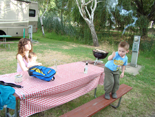 Hunter doing his smoke dance