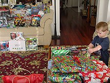 Opening presents