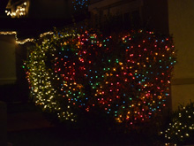 Christmas lights.