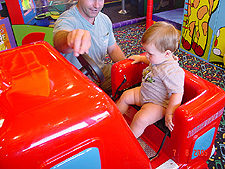 Hunter ready to take a ride.