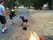 Camping at Cloverdale KOA