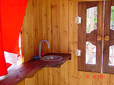 Kitchen sink inside...