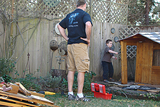 taking down the clubhouse