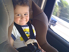 Ryder on the way to Disneyland