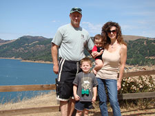 All of us overlooking Lake Sonoma