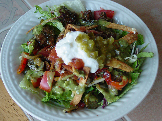 Warm Fajita Salad