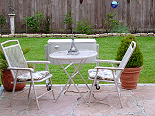 Cool new party cooler, table and chairs.