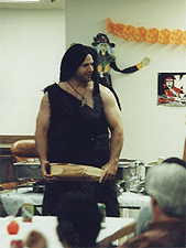 Dave makes a pretty good caveman!