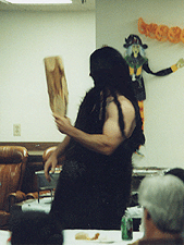 Dave brandishes his club!