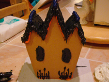 Halloween Gingerbread House