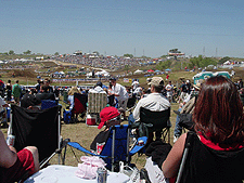 View of the crowd.