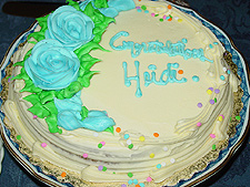 Heidi's favorite...carrot cake!