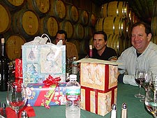 Ready for our gift exchange.