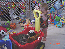 Hunter and baby Allie