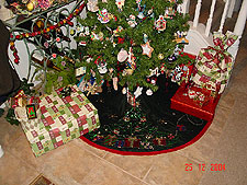 Presents under the tree.