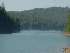 Boats on the lake.