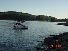 Boats on Jenkinson Lake