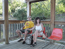 Dave and Heidi in the Park.