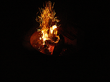 Our campfire.
