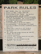 Park rules..