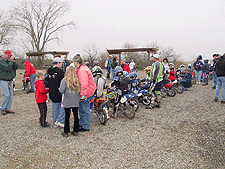 Ken and Tyler at the starting line.