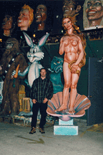 Dave in Mardi Gras World