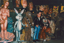 Floats in Mardi Gras World
