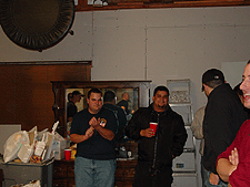 Hanging out in the garage.