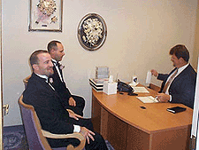 Taking care of business.