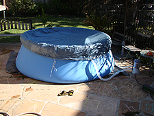 Covered and ready for tomorrow!