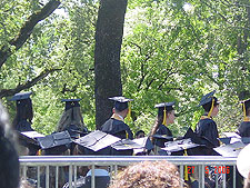 Grads standing
