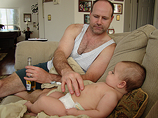 Ryder with Dave and Hunter