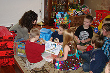opening presents