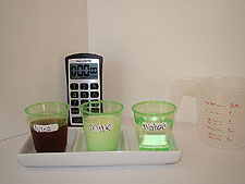 Hunter's science experiment