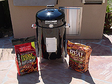 New smoker, charcoal and chips