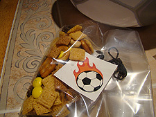 Tattoos in each snack pack.