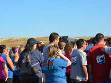 Part of the Biggest Loser team running a 5K!