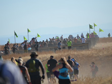 Going through the Over and Under obstacle